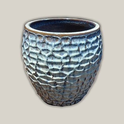 6105H4 - Light Turquoise Honeycomb Planter