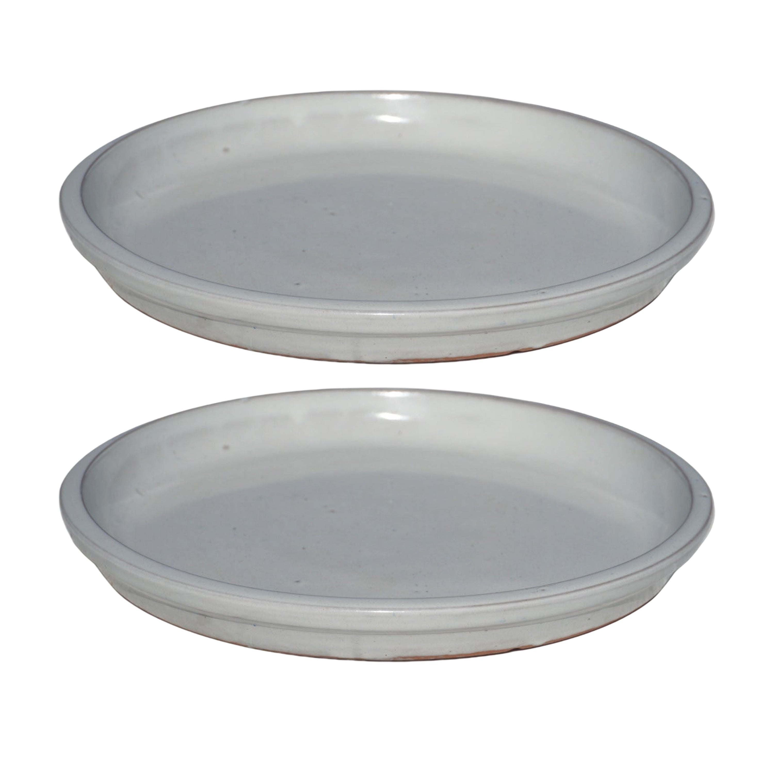 Round White Ceramic Plant Saucer Sizes