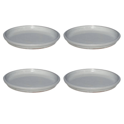 Round White Ceramic Plant Saucer Sizes