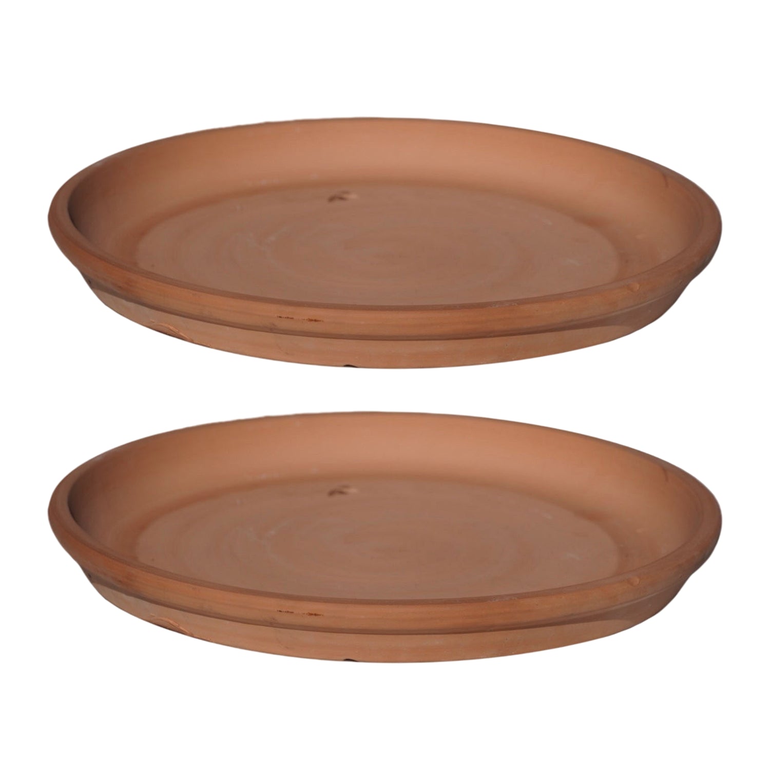 Round Unglazed Ceramic Plant Saucer