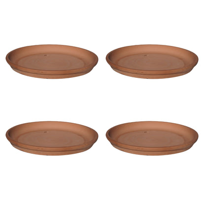 Round Unglazed Ceramic Plant Saucer