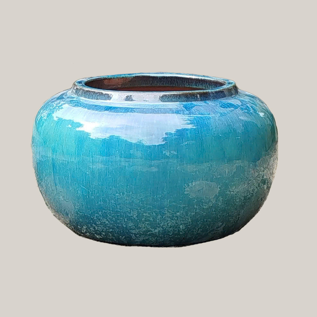 6135H82 - Falling Green Low Bowl Planter