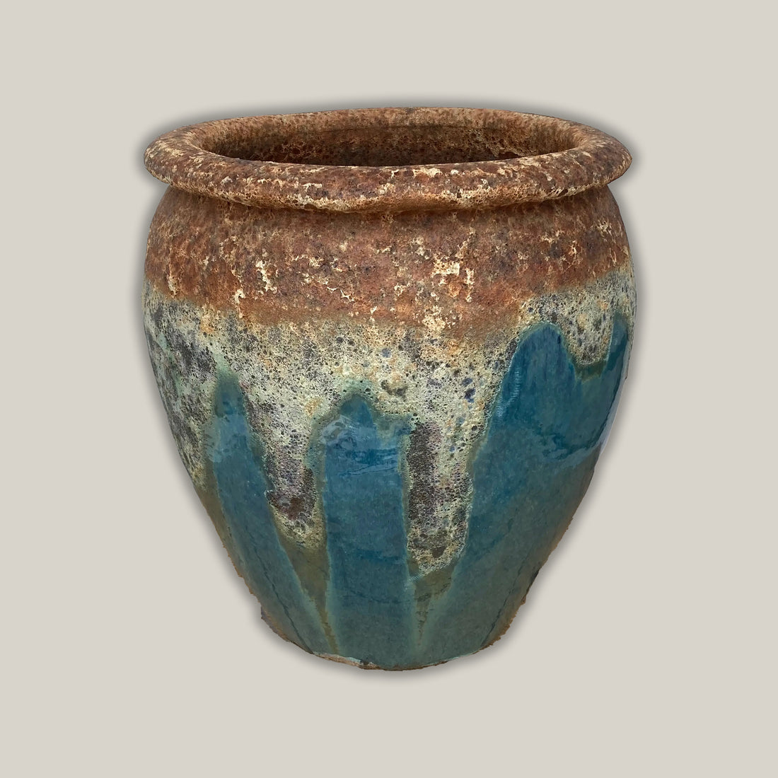 8026S43 - Angkor/Marble Green Fish Bowl Planter