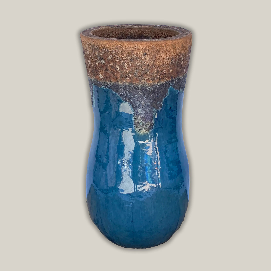 8206S43 - Angkor/Marble Green Ceramic Peanut Planter