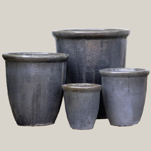 grey plant pot feet Grey Ceramic Cana Pot