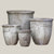Stone White Cana Pot