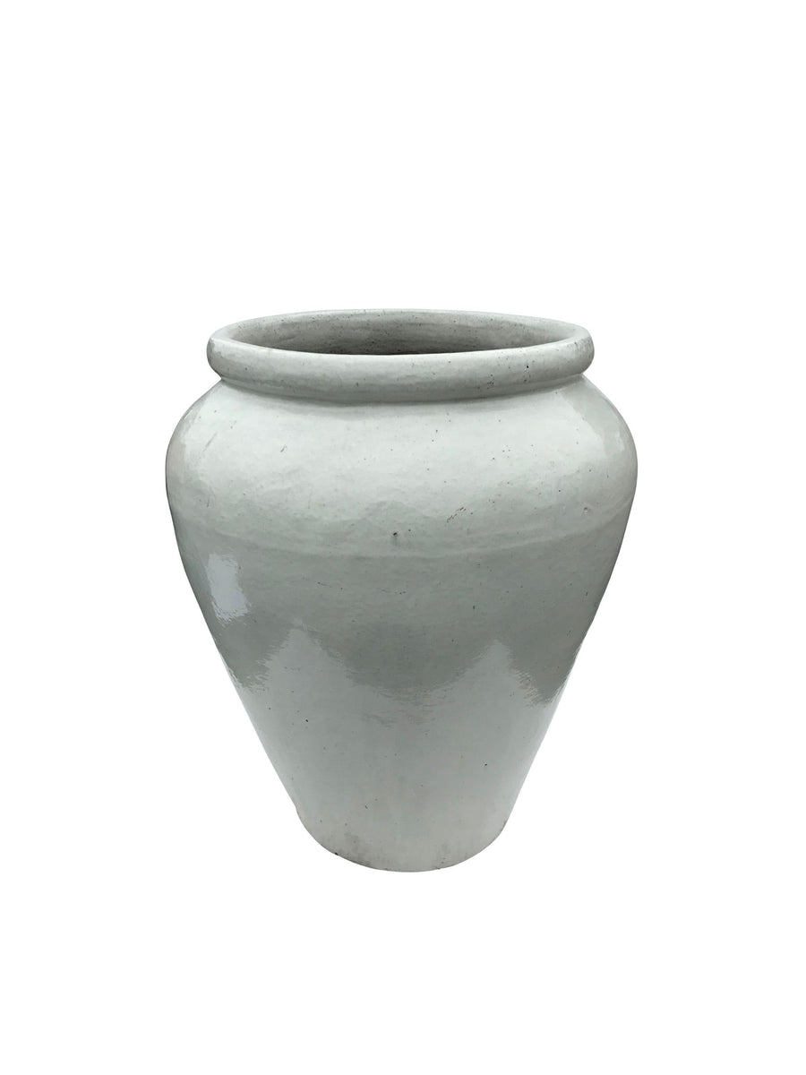 White Ceramic Palace Pot | Ten Thousand Pots