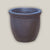 8454N14 - Matte Black Double Rim Ceramic Planter