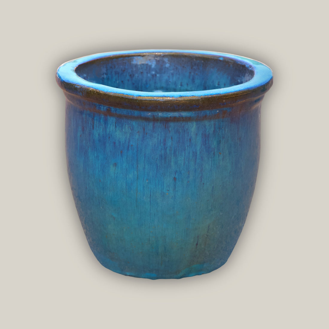 Large Green Ceramic Planter