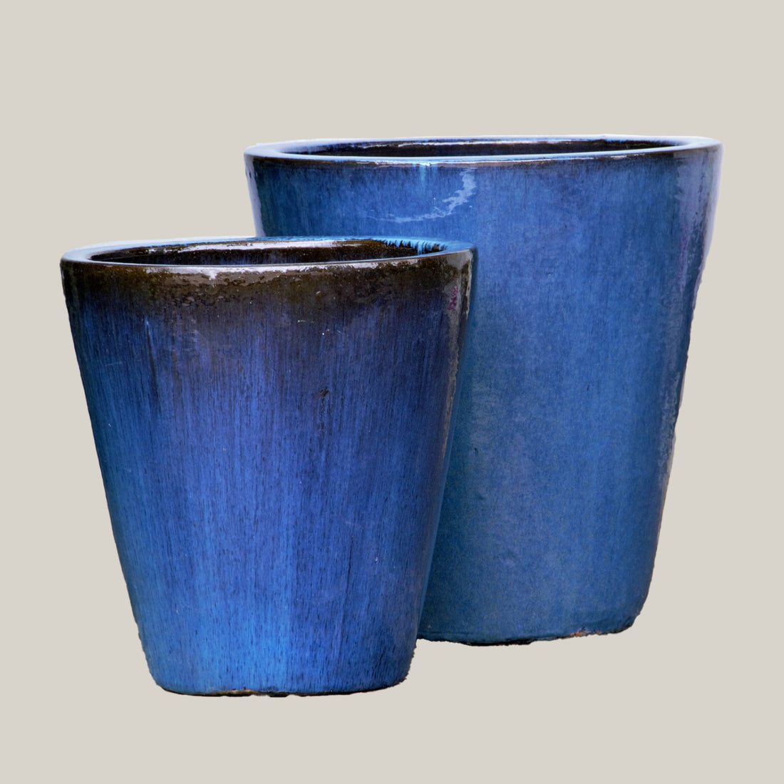 Marble Green Large Cone Planter