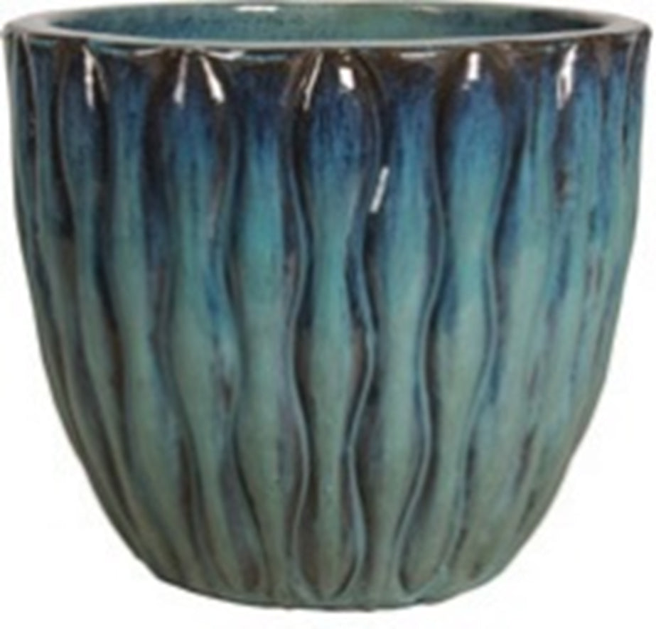 8924N19 - Marble Green Seagrass Bullet Planter