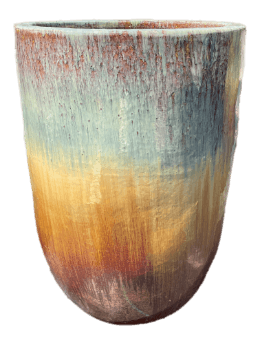 Modern Cylinder Ceramic Planter - tenthousandpotsshop