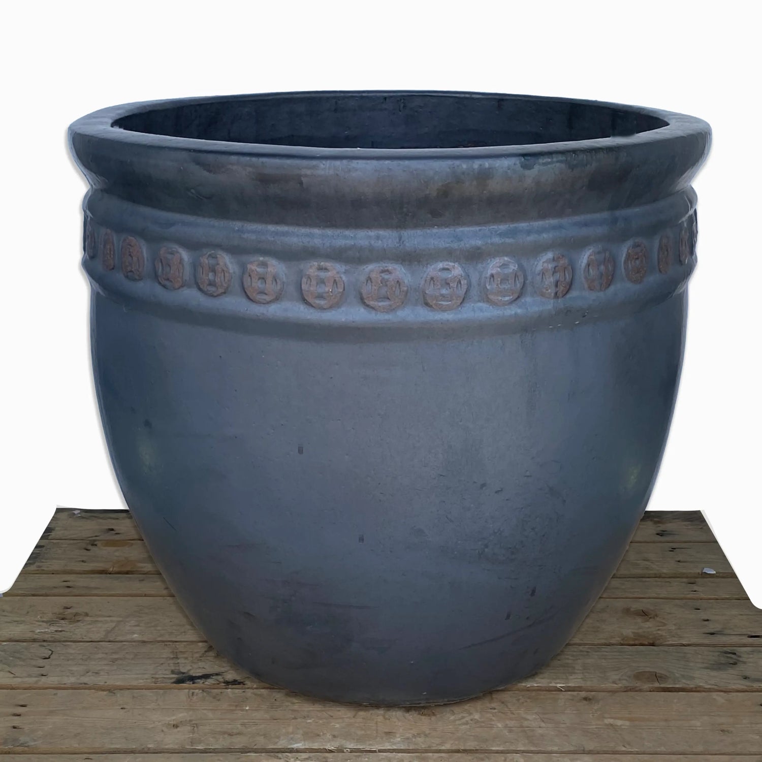 Ceramic Coin Pot Black | Ten Thousand Pots