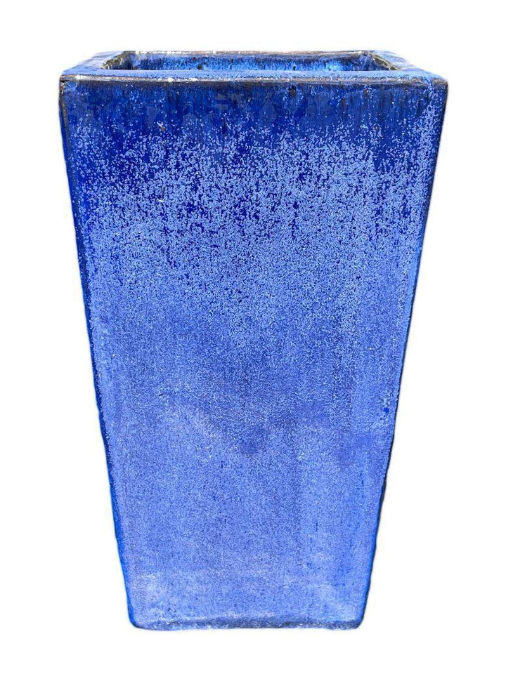 Blue Ceramic Square Planter | Ten Thousand Pots