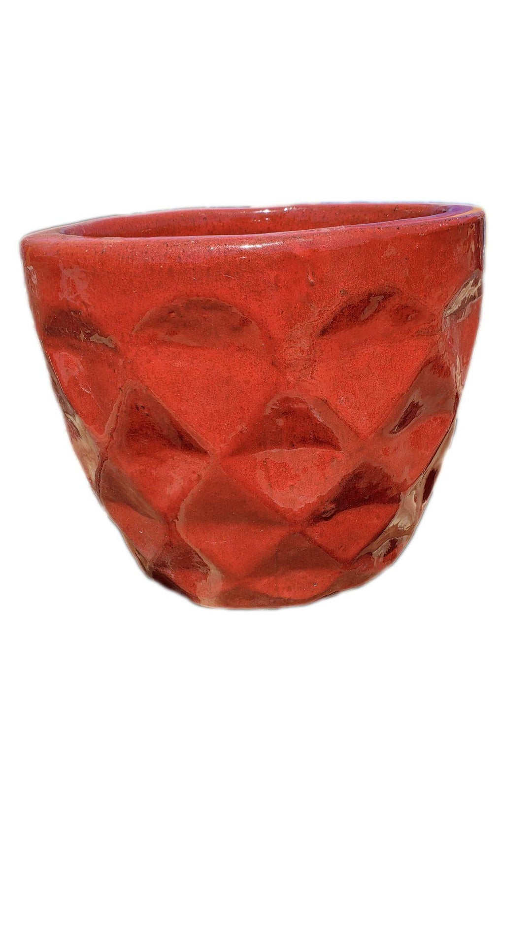 Chili Red Ceramic Dynamic Planter | Ten Thousand Pots