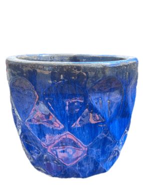 Cobalt Blue Ceramic Dynamic Planter | Ten Thousand Pots