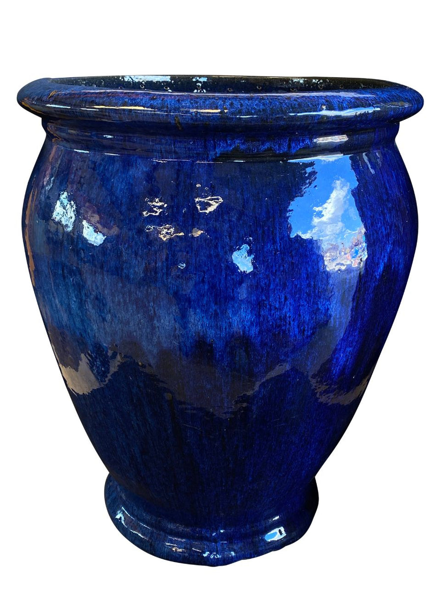 Blue Ceramic Sanford Planter | Ten Thousand Pots