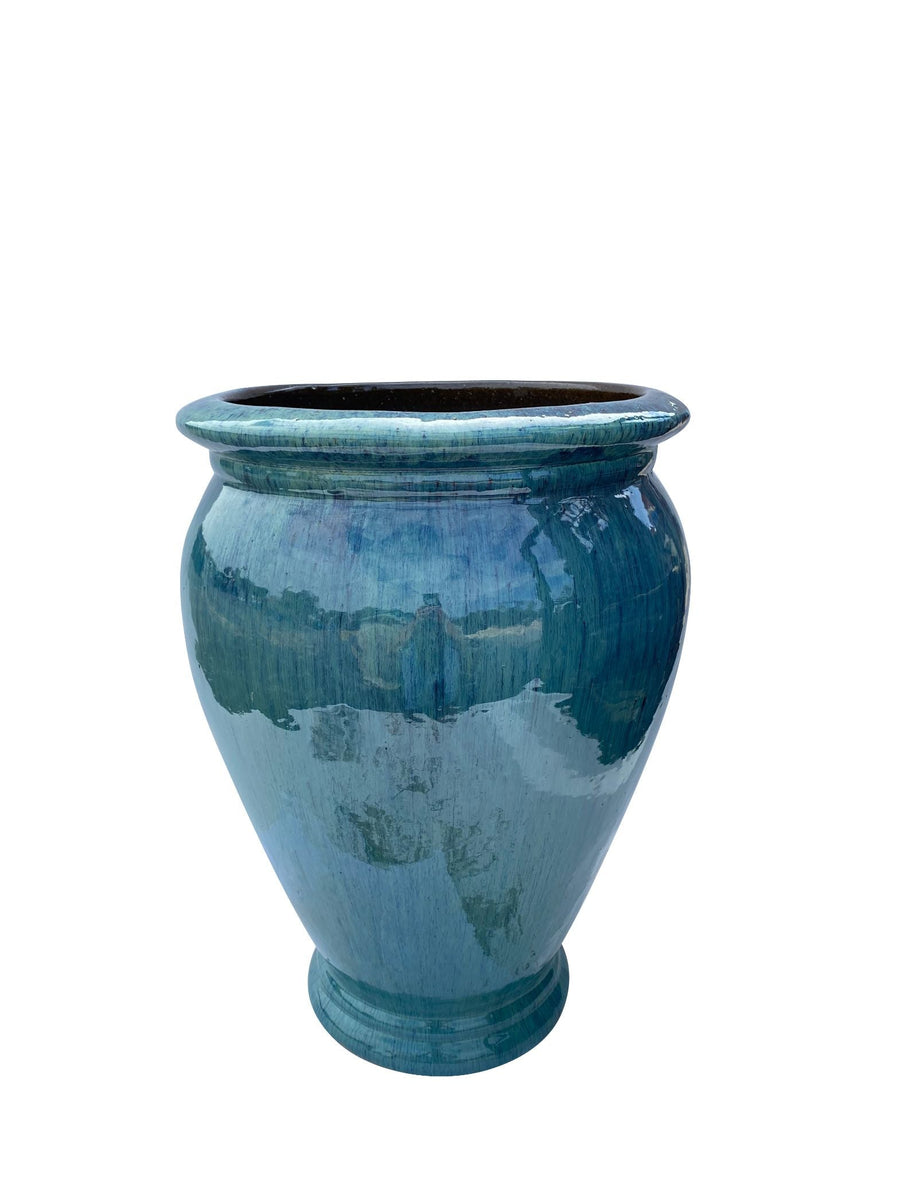 Aqua Ceramic Sanford Planter | Ten Thousand Pots