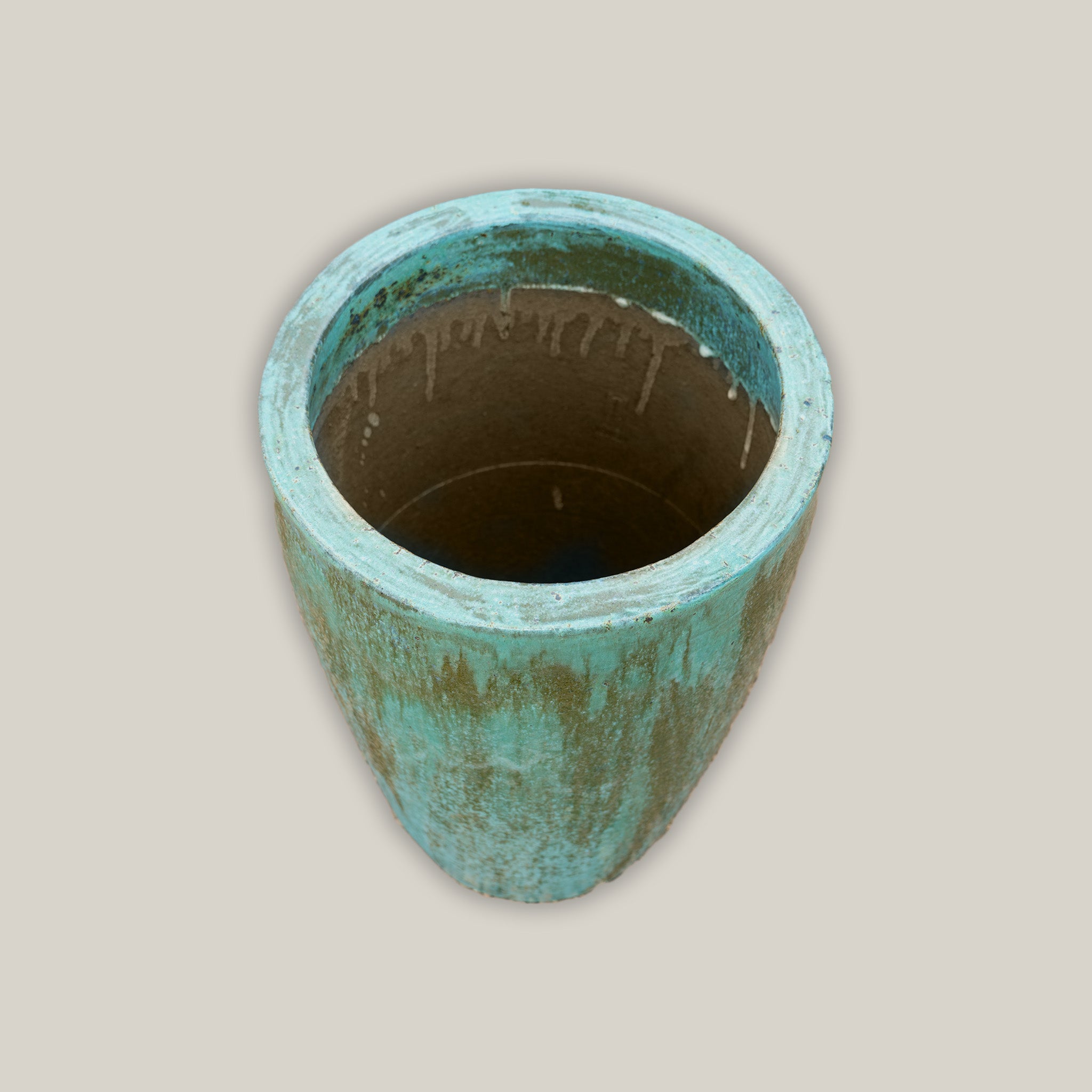 1-2270OGA - Opal Green Crucible Planter