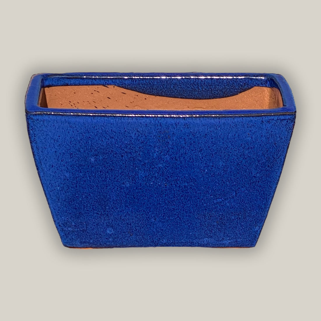 3033L17 - Falling Blue Rectangular Ceramic Planter