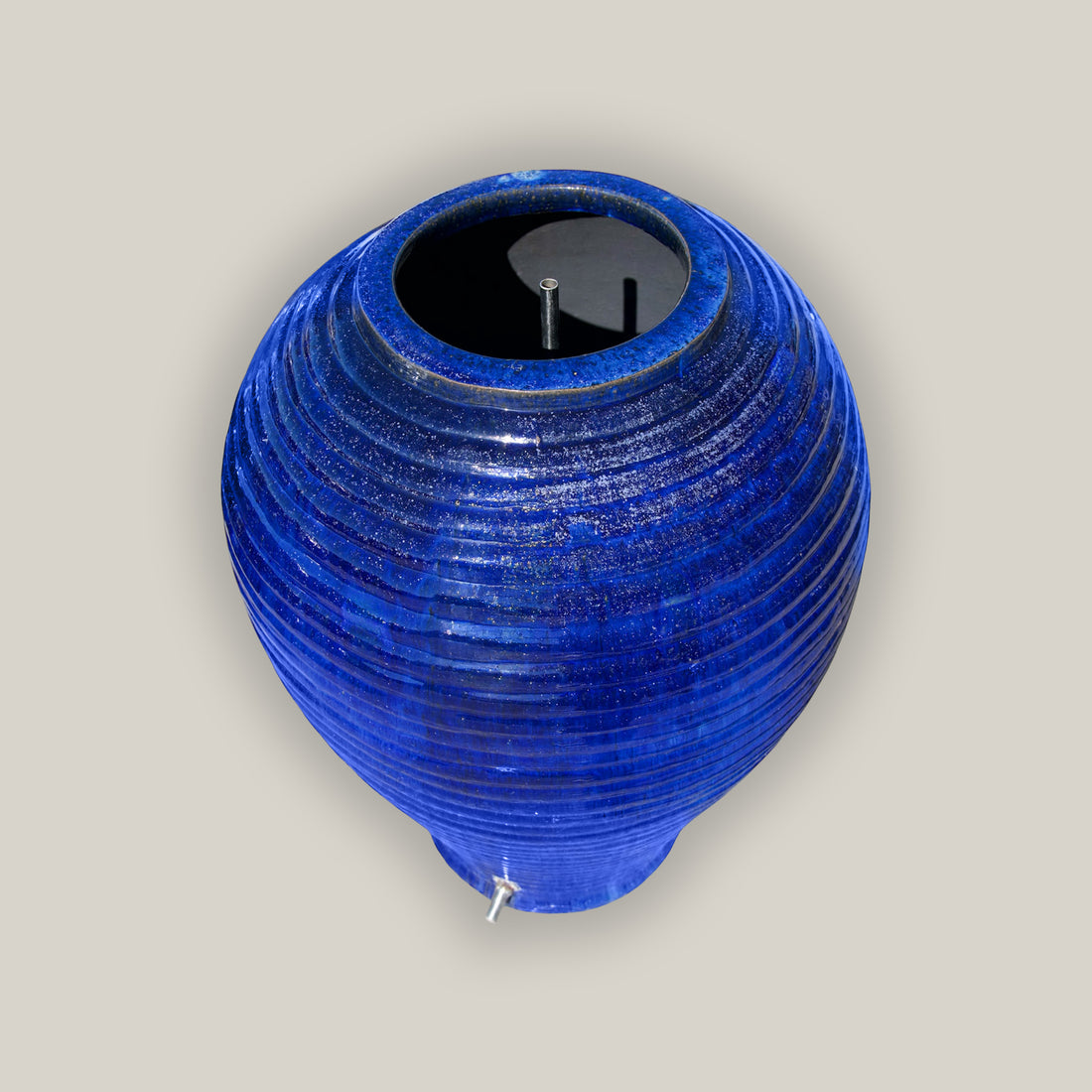 1-3102BOB - Blue Cloud Adobe Jar Fountain - FREE SHIPPING