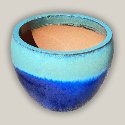 turquoise blue plant pot Turquoise/Blue Standard Planter
