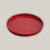 3125L14 - Round | Bright Red Ceramic Plant Saucer | High Fired Ecofriendly Clay - Sizes 8"-17.5" - FREE SHIPPING