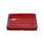 Square Bright Red Ceramic Clay Plant Saucer