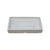 Square White Ceramic Clay Plant Saucer