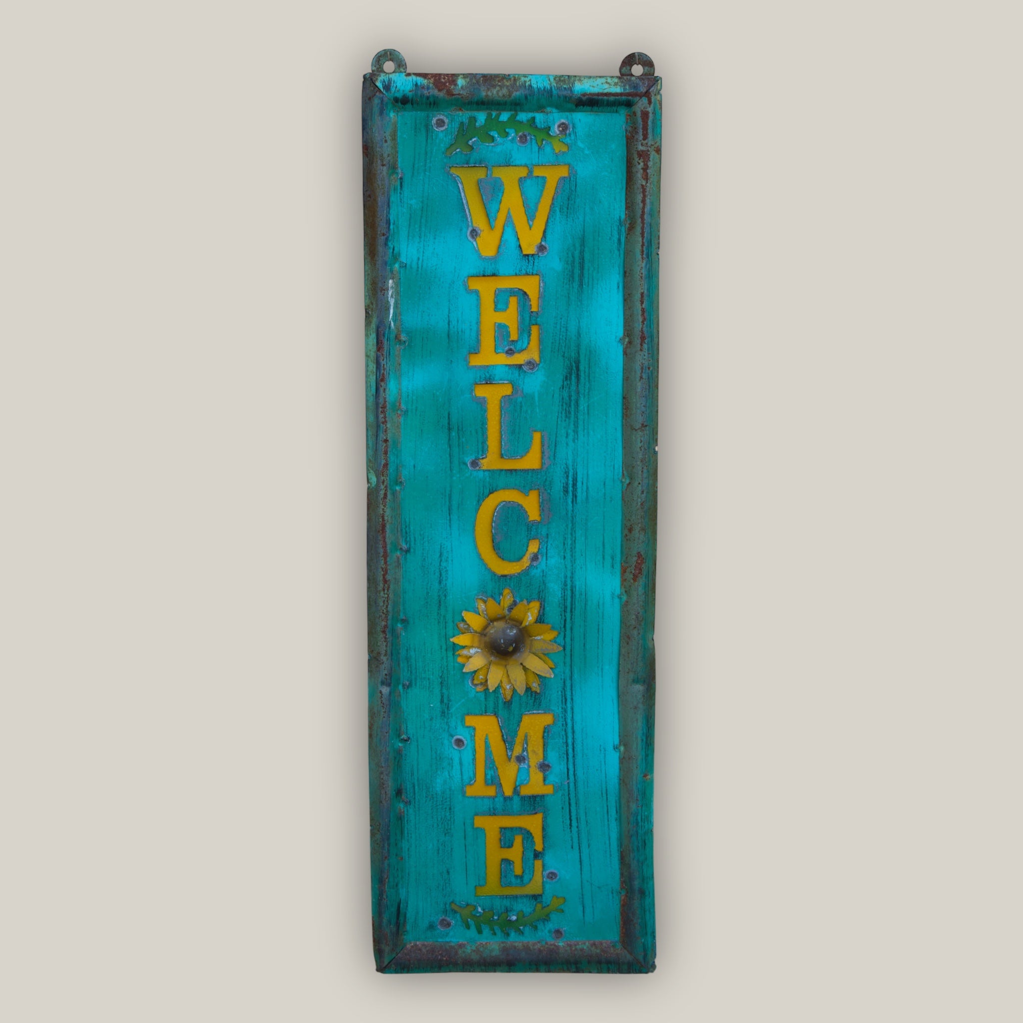 Flat Welcome Sign