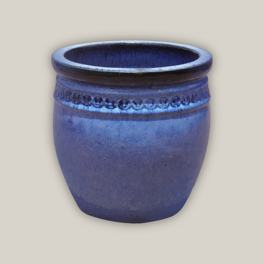 Blue Coin Pot - Lion