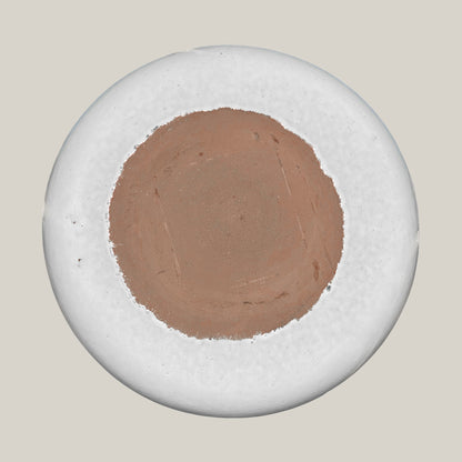 3106L4TF -Ceramic Bird Bath Bowl - White