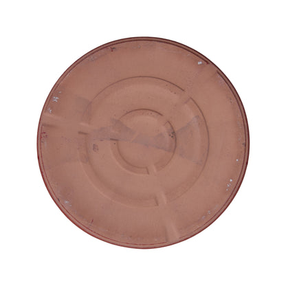 Round Bright Red Ceramic Clay Plant Saucer