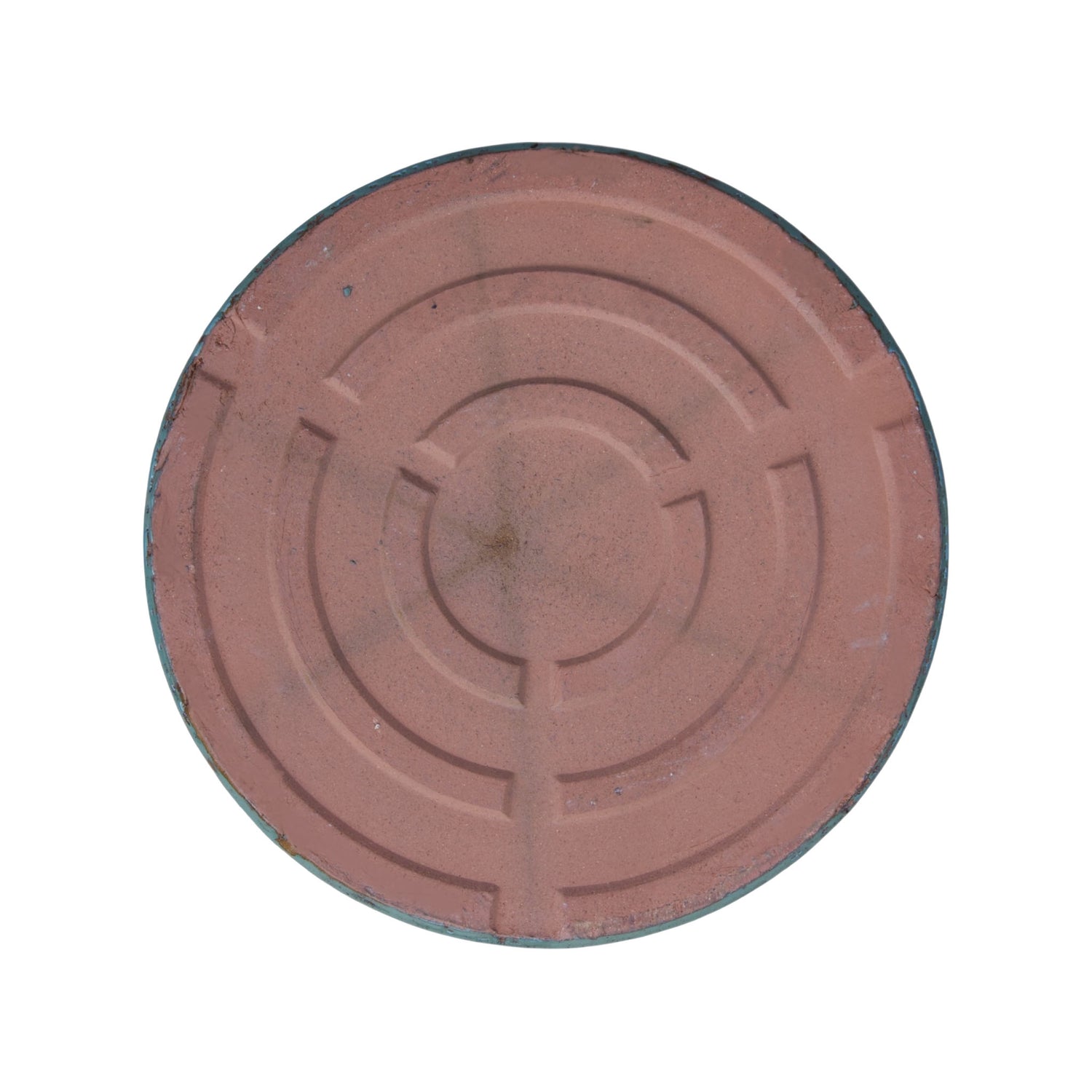 Round Green Ceramic Clay Plant Saucer