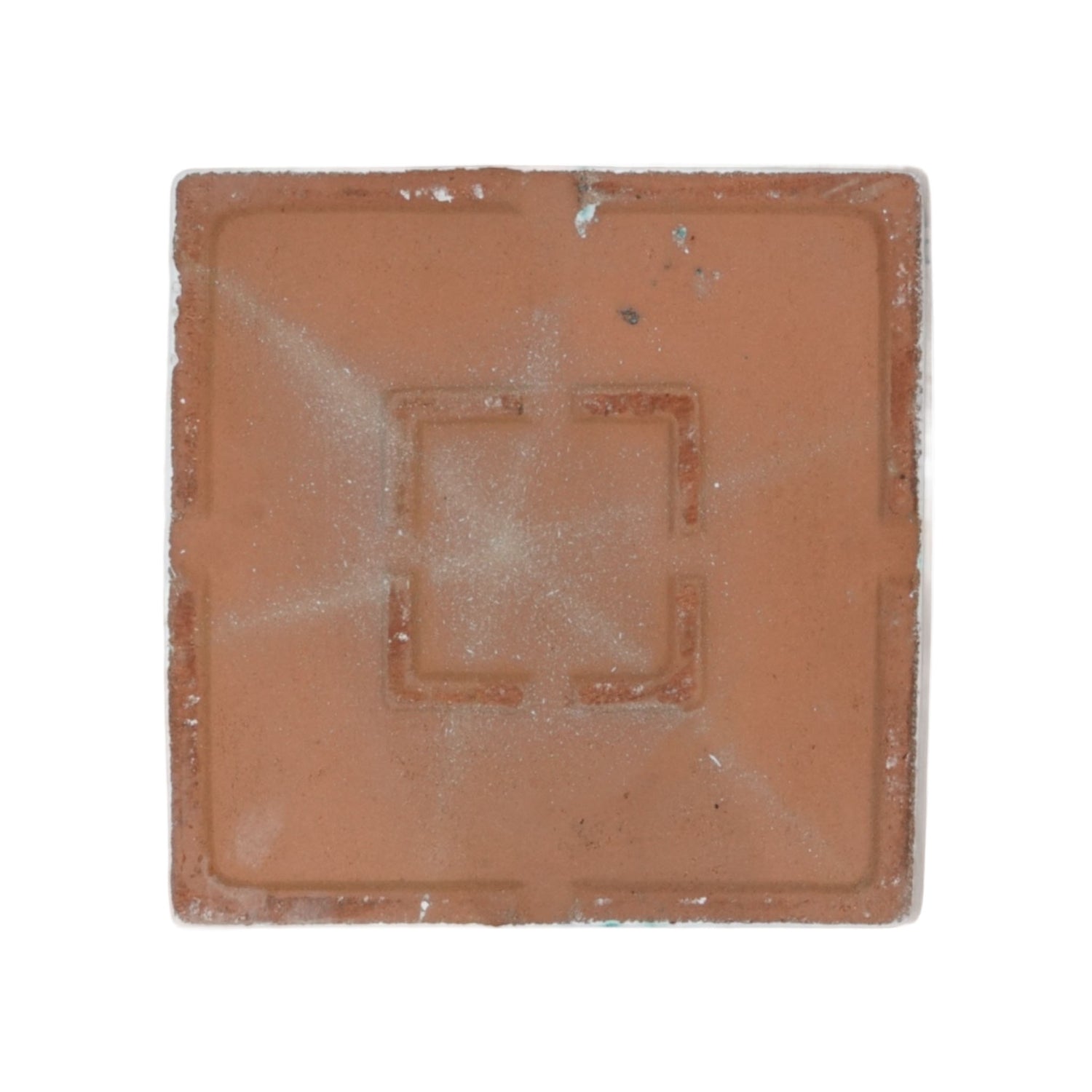 Square White Ceramic Clay Plant Saucer