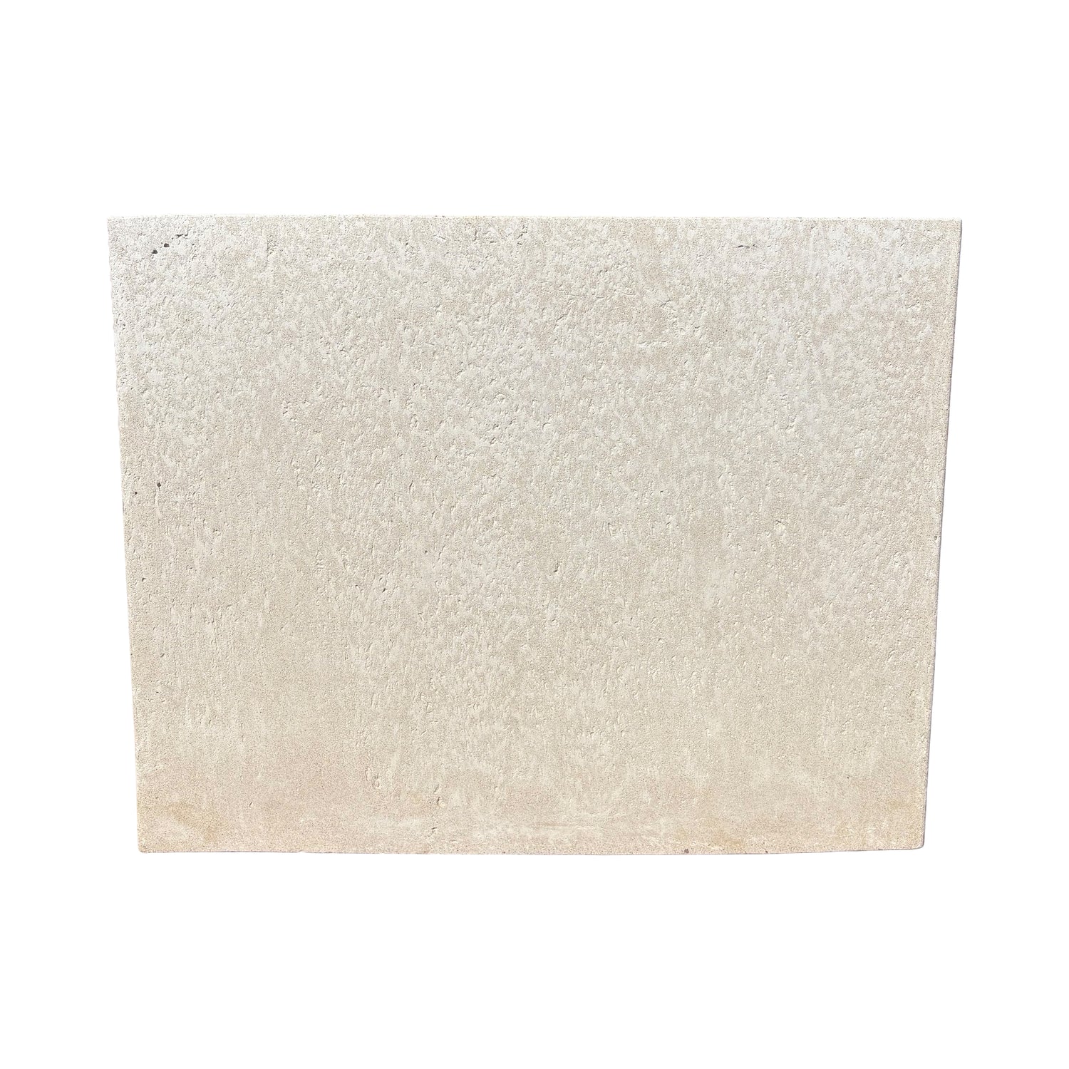 Front-facing view of a 30-inch tall white rectangular fiberstone planter with a clean white stone-look finish and modern rectangular design.