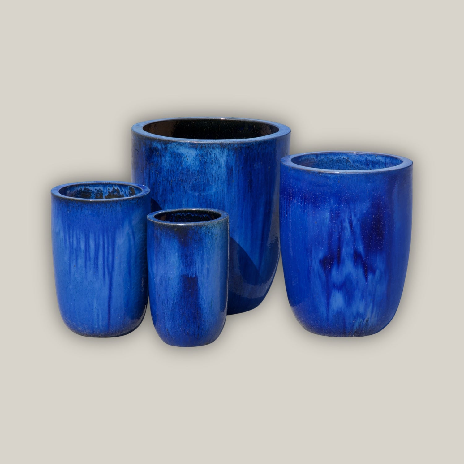 1-3044BC - Blue Cloud Tall Tapered U Planter