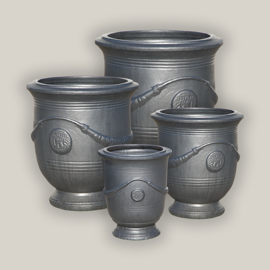 4023GA - Graphite Medallion Urn