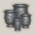 1-4023GAA - Graphite Medallion Urn - FREE SHIPPING