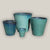 6024H1 - Turquoise Cone Planter