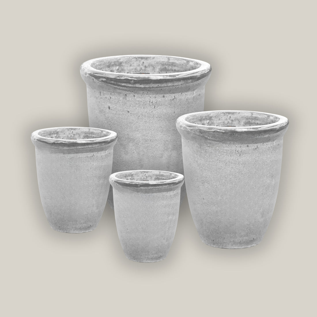 8401N12 - White Cana Pot