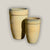 9115C9 - Burnt Cream Big Rim Ceramic Planter