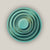 Turquoise Round Ceramic Saucer - Ten Thousand Pots