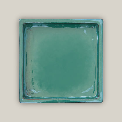 3127L5FS - Square | Jade Ceramic Plant Saucer | High Fired Ecofriendly Clay - Sizes 8&quot;-15&quot; - FREE SHIPPING