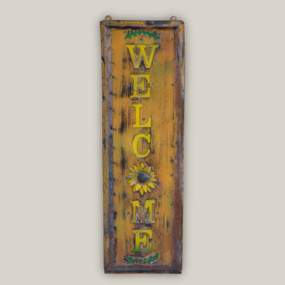 Flat Welcome Sign