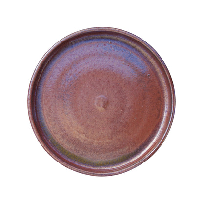 Round Oxide Ceramic Clay Plant Saucer