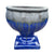 8615N73FS - Matte Black/Blue Ceramic Olympia Urn - FREE SHIPPING