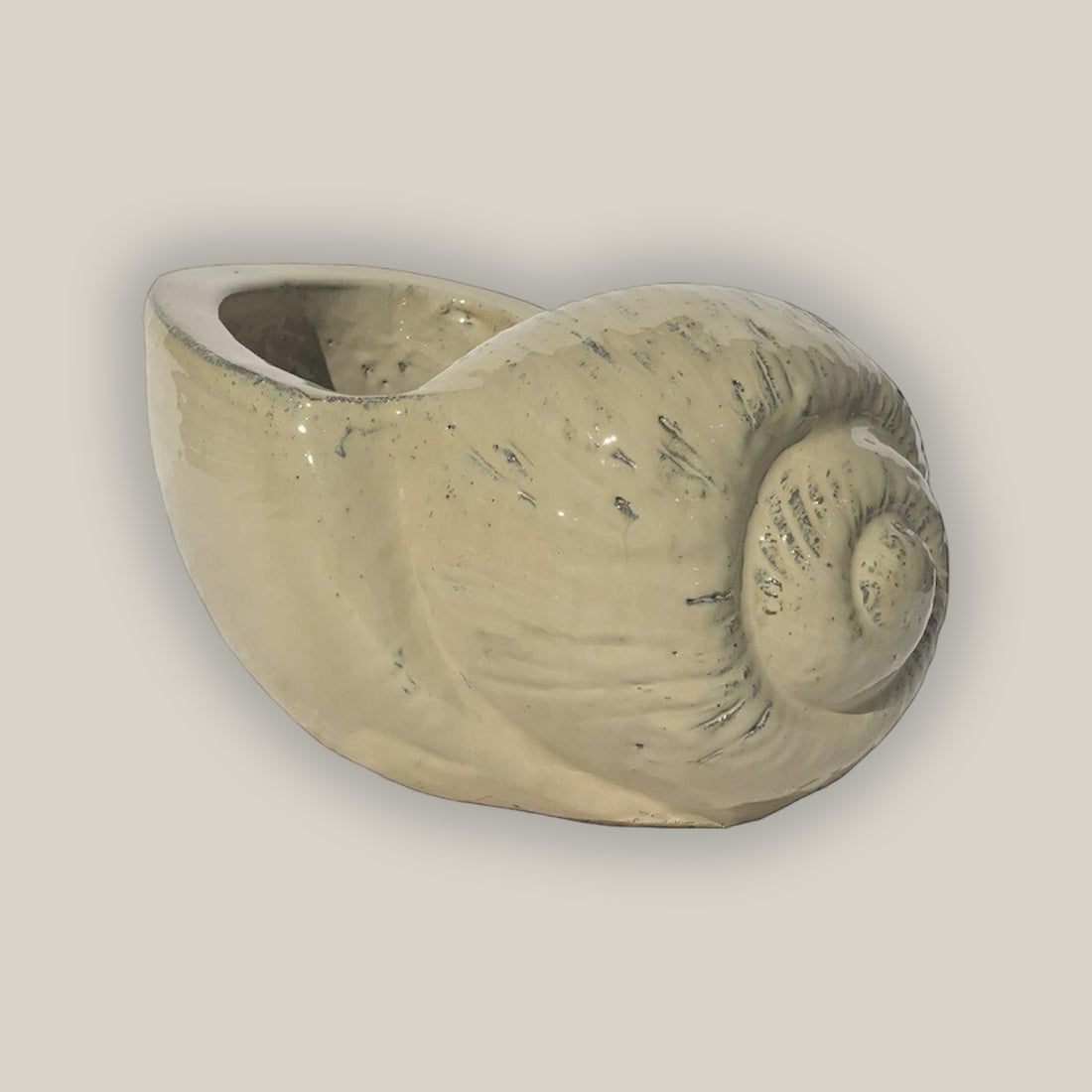 5229N7FS - Small Seashell Ceramic Planter - FREE SHIPPING