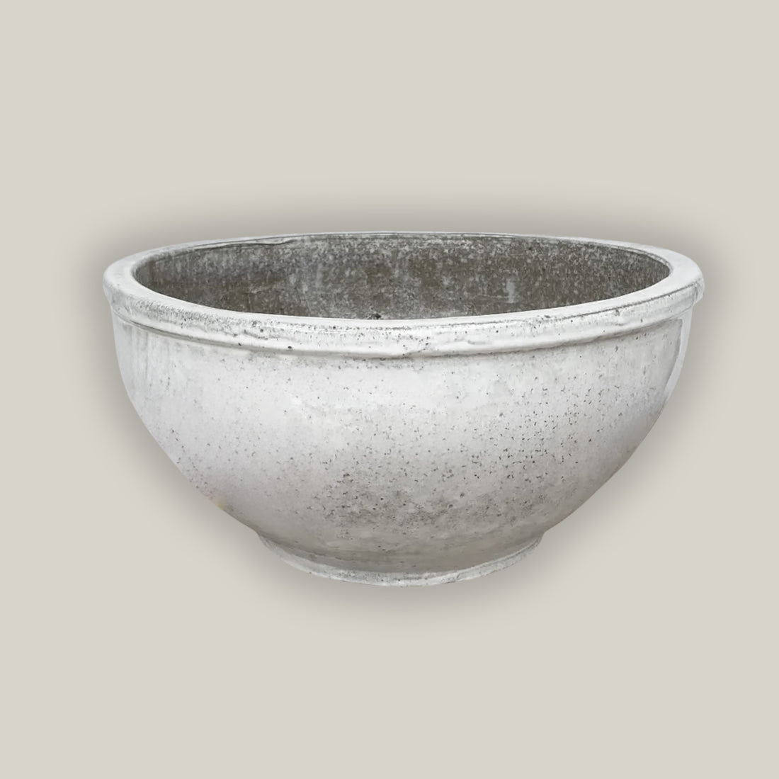 3009L4 - White Traditional Low Ceramic Bowl