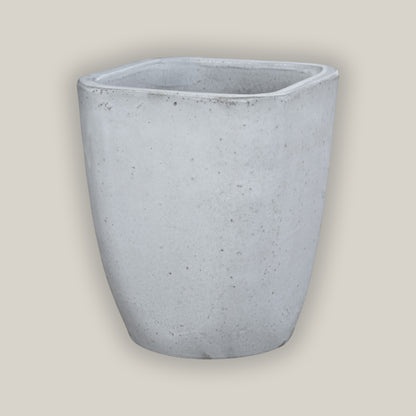 3015L4 - White Modern Tapered Square Planter